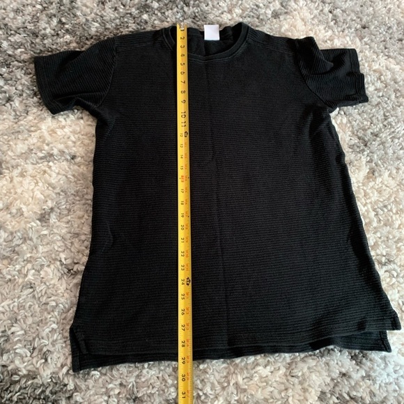 Zara 💯% Cotton Unisex Black Top Shirt Size Large - Picture 6 of 11